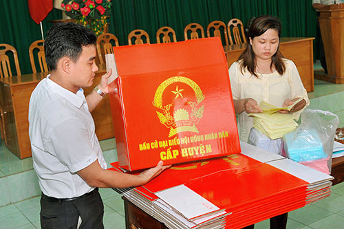 Preparations for the election work at Duc Nghia ward