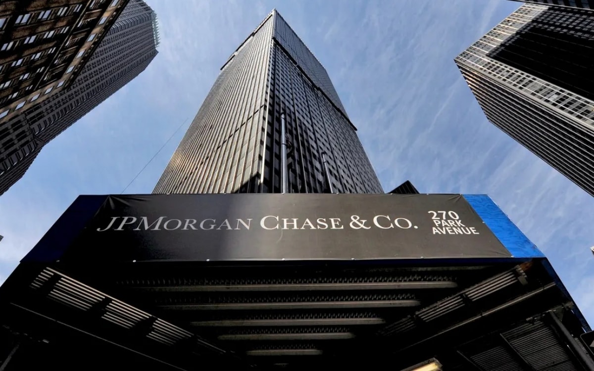 Ngân hàng Mỹ JPMorgan Chase. Ảnh: The Guardian.