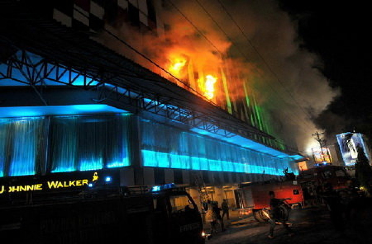 Một vụ hỏa hoạn tại Indonesia. Ảnh: Tân Hoa Xã.