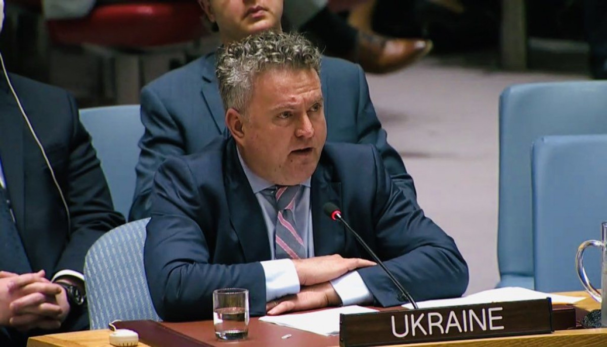 Đại sứ Ukraine Sergiy Kyslytsya. Ảnh: Ukraine UN