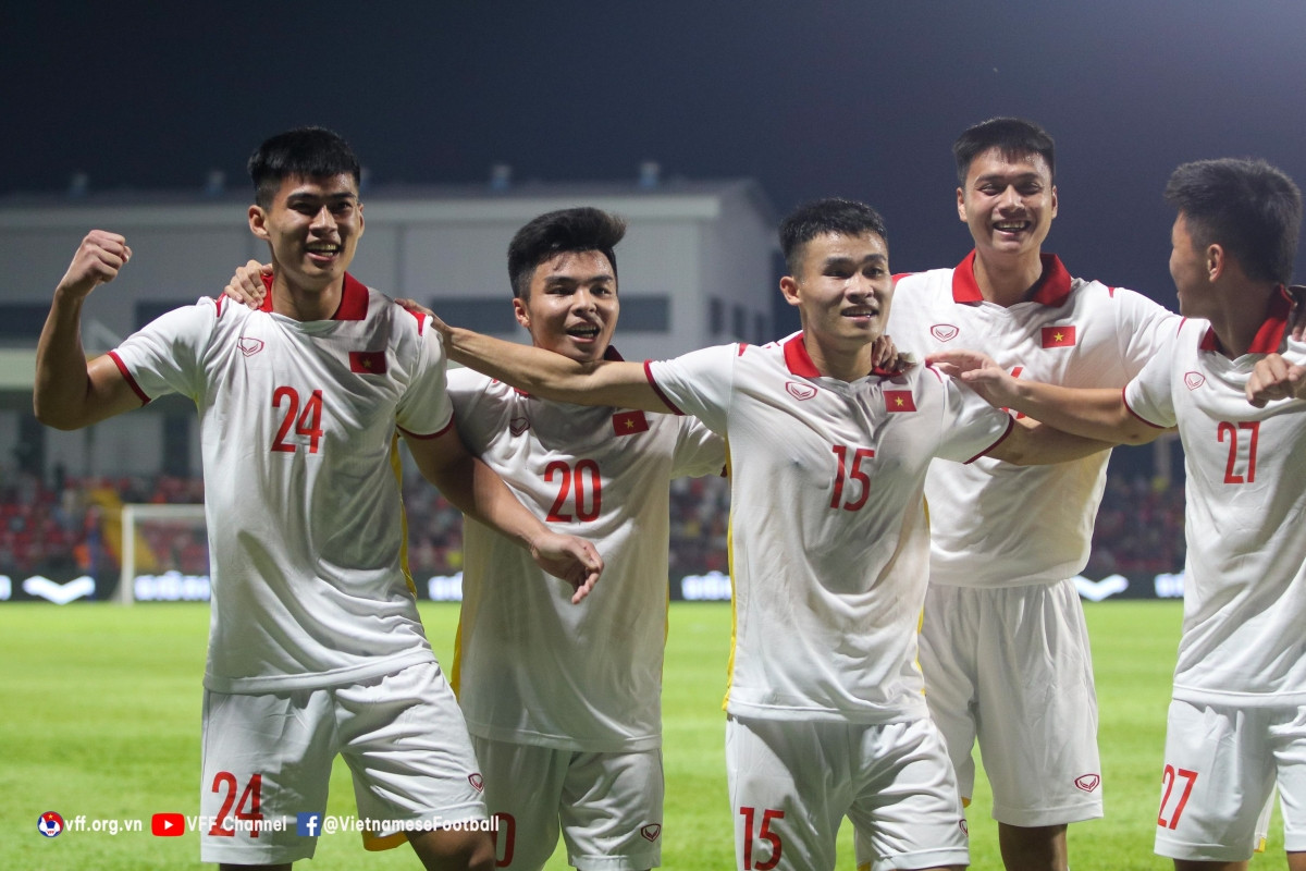 U23 Việt Nam thắng đậm ở trận ra quân (Ảnh: VFF).
