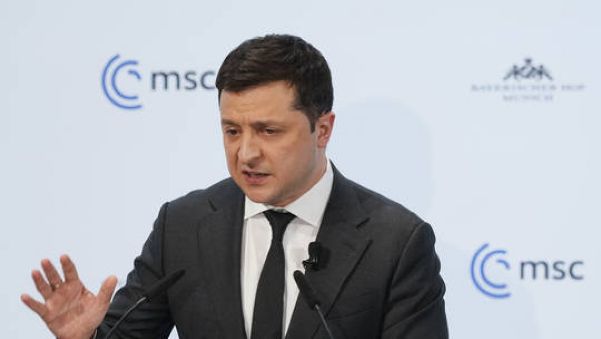 Tổng thống Ukraine Volodymyr Zelensky. Ảnh: AP