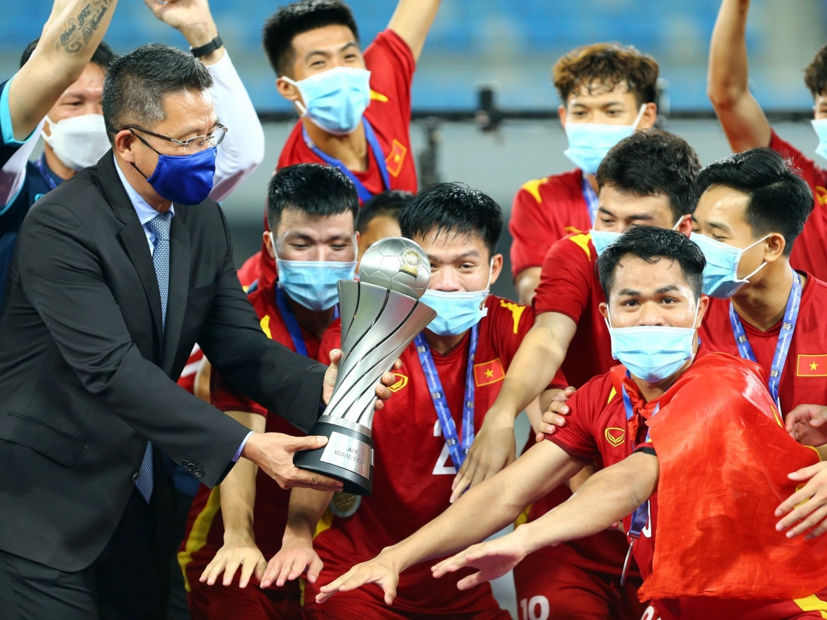 Số tiền thưởng cho U23 Việt Nam sau chức vô địch U23 Đông Nam Á đang ở mức 4,2 tỷ đồng. (Ảnh: VFF).