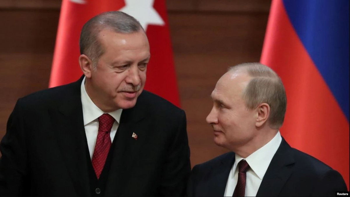 Tổng thống Thổ Nhĩ Kỳ Recep Tayyip Erdogan và Tổng thống Nga Vladimir Putin. Ảnh: Reuters