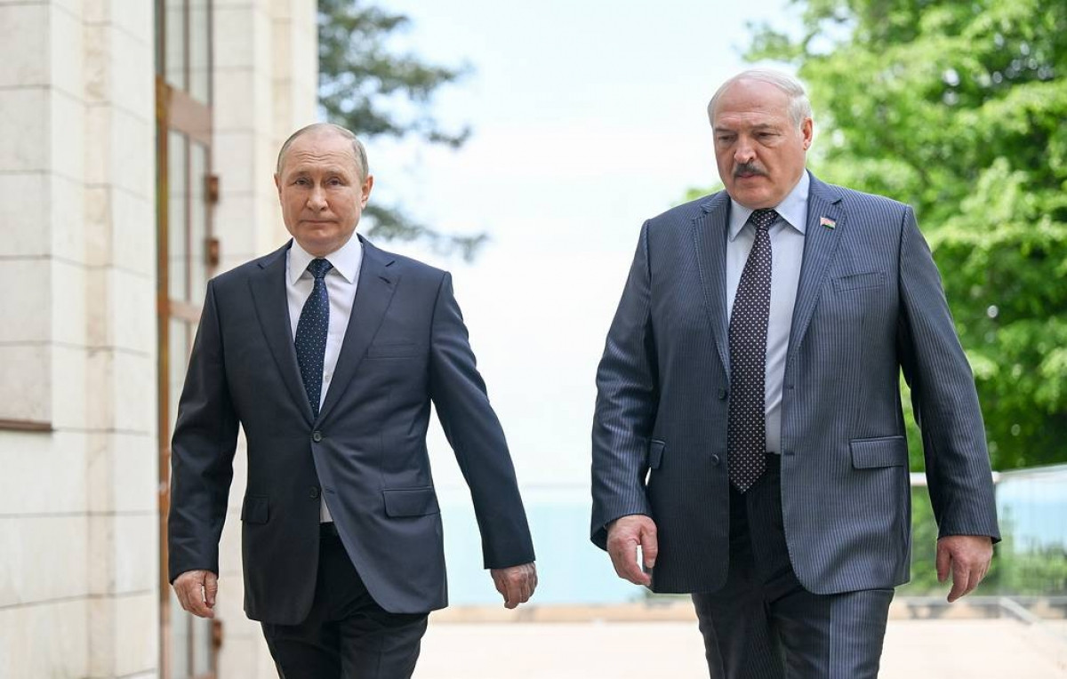 Tổng Nga V.Putin và Tổng thống Belarus A.Lukashenko. Nguồn: Tass