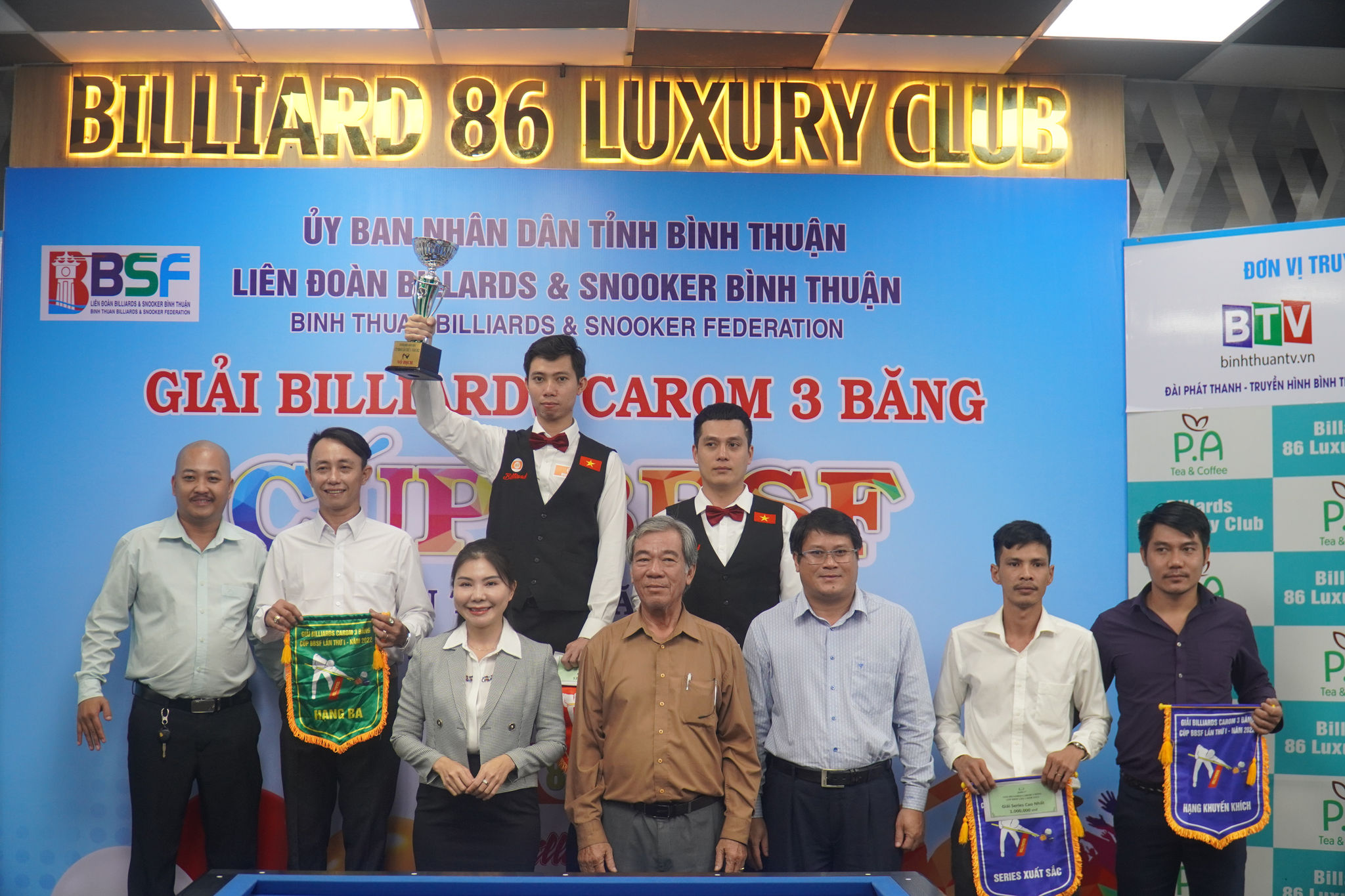 Cơ thủ Thanh Phi đoạt Cup BBSF – Carom 3 băng