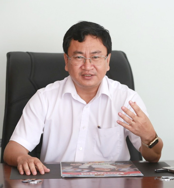 Tổng biên tập Báo Đồng Nai Đào Văn Tuấn. Ảnh: Huy Anh