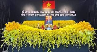 Video trực tiếp Lễ viếng Tổng Bí thư Nguyễn Phú Trọng