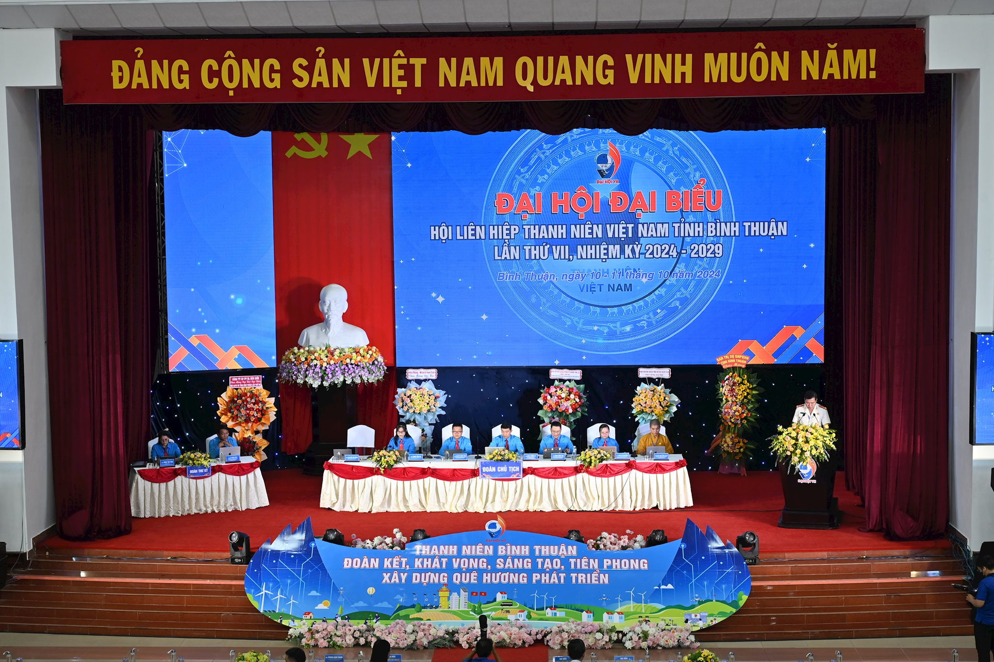 Khai mạc Đại hội đại biểu Hội Liên hiệp Thanh niên Việt Nam tỉnh Bình Thuận lần thứ VII, nhiệm kỳ 2024 – 2029