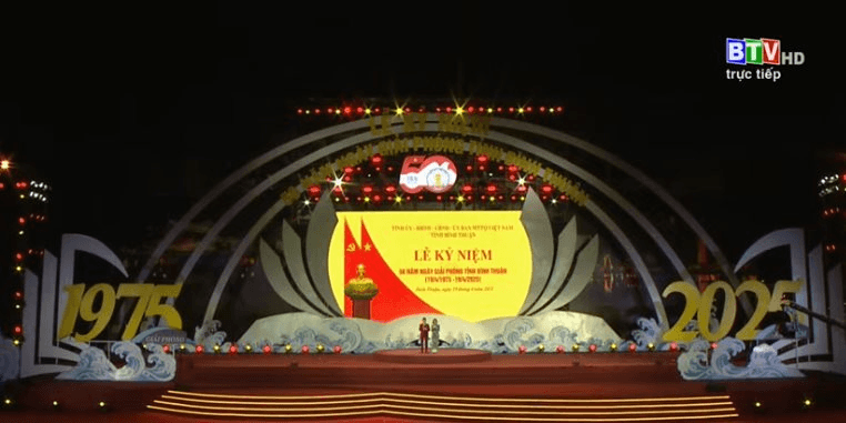 [TRỰC TIẾP] CHƯƠNG TRÌNH LỄ KỶ NIỆM 50 NĂM NGÀY GIẢI PHÓNG TỈNH BÌNH THUẬN (19/4/1975 - 19/4/2025)