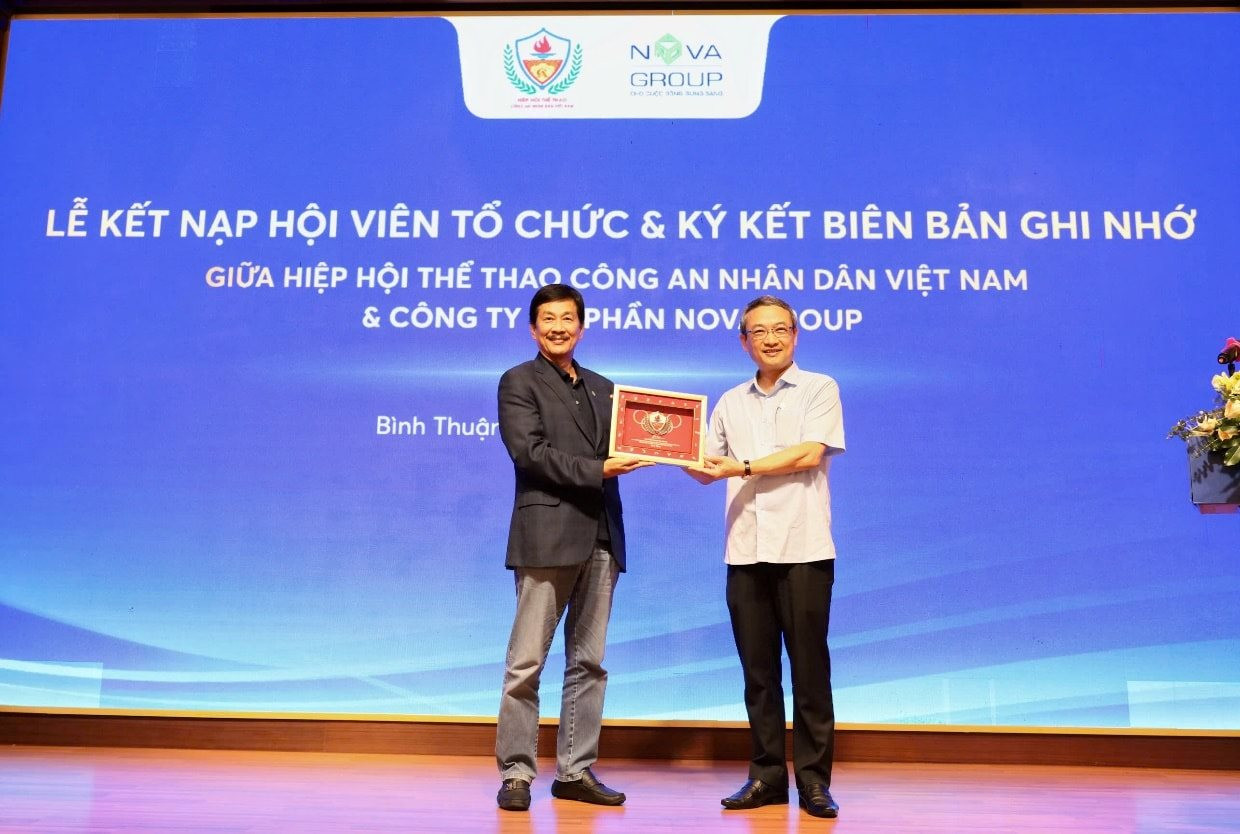 NovaGroup hợp tác với hiệp hội thể thao Công an nhân dân Việt Nam phát triển thể thao chuyên nghiệp và bền vững, vì một cộng đồng khỏe mạnh