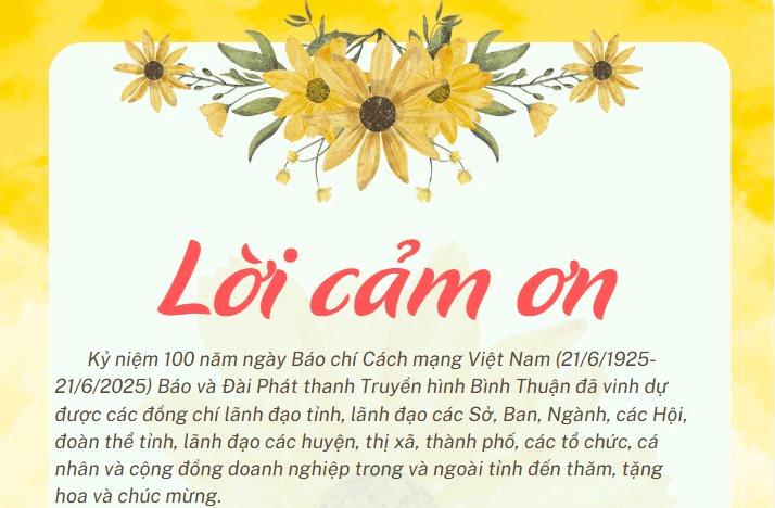 Lời cảm ơn