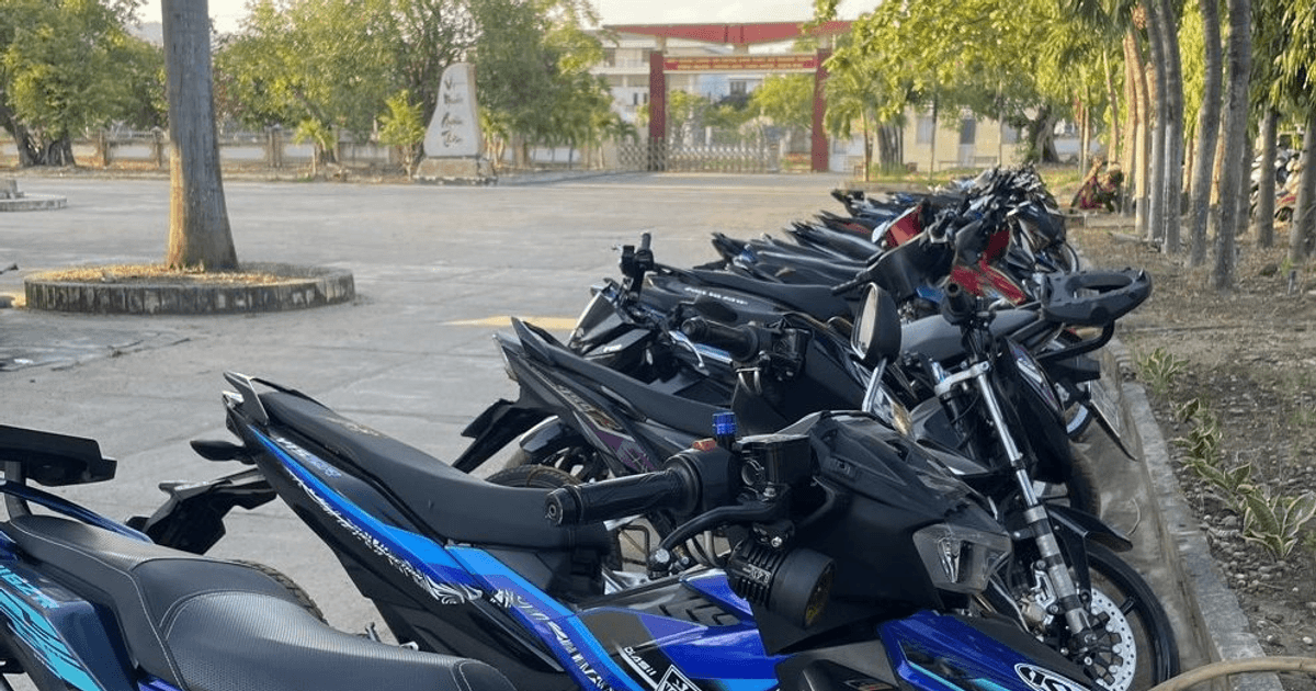 Tạm giữ 46 xe mô tô độ chế tụ tập nẹt pô, rú ga trên quốc lộ 1A