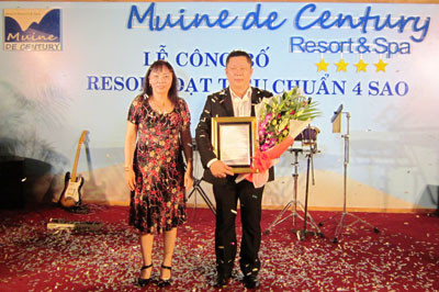 Muine De Century Resort & Spa được công nhận 4 sao