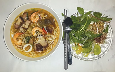 Bún mắm miền Tây ở Phan Thiết