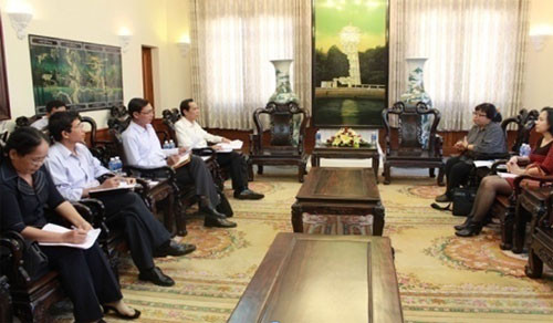 Binh Thuan leaders meet with delegation of SNV Netherlands Development Organization