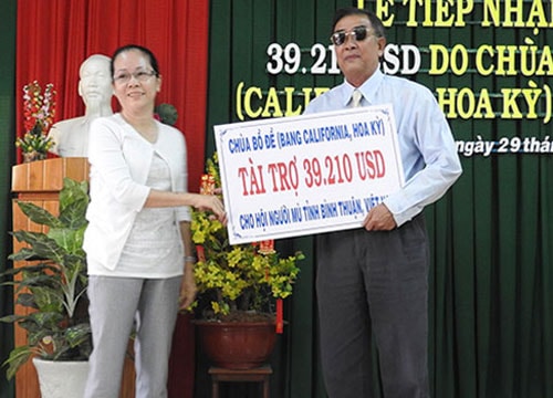 Binh Thuan Blind Association access to a backing of over USD 39,000 from California, USA