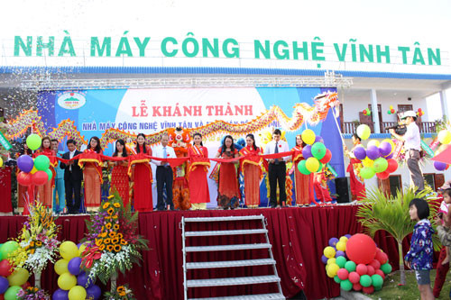 Vinh Tan technological production factory inaugurated