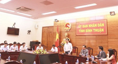 Binh Thuan leaders met with South Korean investor