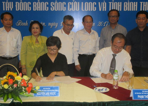 Tourism development between Binh Thuan and the western provinces of Mekong Delta
