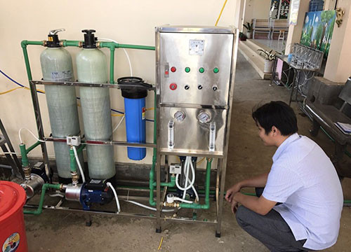 40 sets of water filter in support of drought-ravaged areas of Binh Thuan