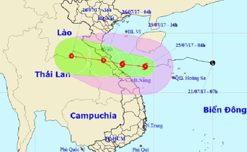 Sonca storm to hit central Viet Nam 