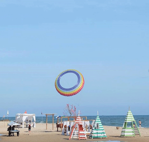 Music festival on Lagi Beach at the beginning of April