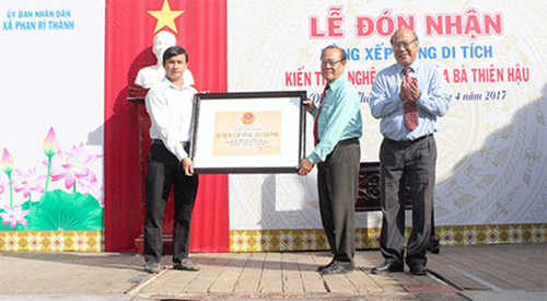 Lady Thien Hau pagoda ranked as provincial architectural vestige