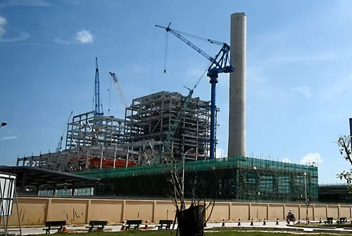 Connection between Vinh Tan 4 thermal Power Plant and national grid