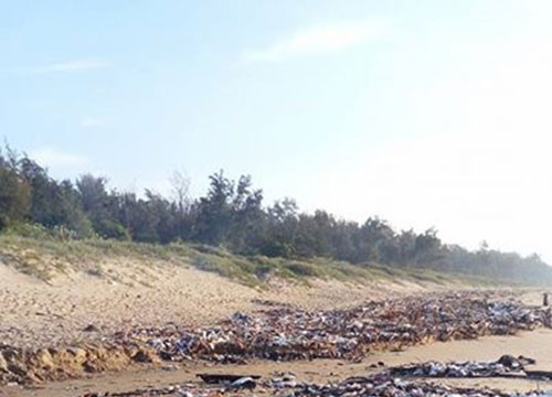 Biển Phan Rí Cửa kêu cứu vì rác