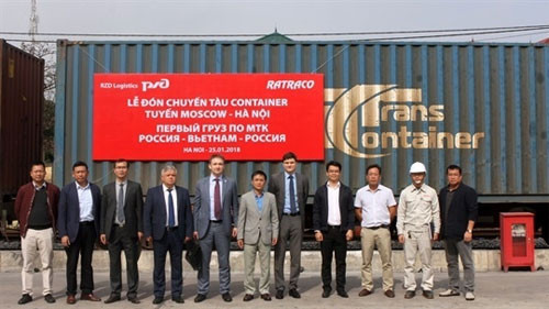 First Russian freight train arrives in Vietnam