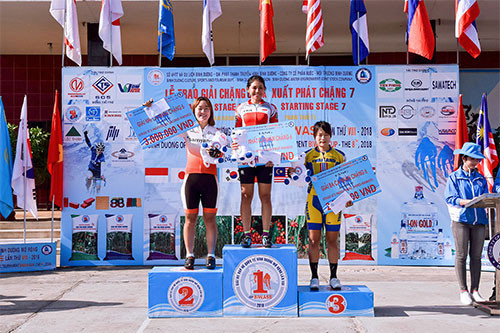 Stage 7 of Binh Duong Open Int’l Women Cycling Tournament-Biwase Cup took place in Phan Thiet city