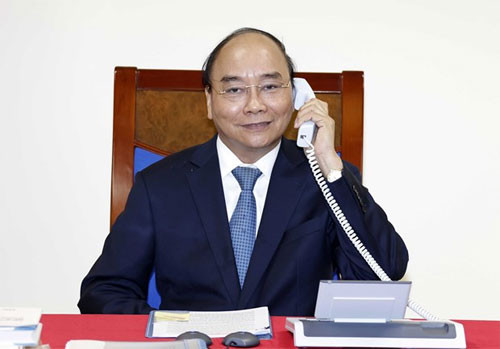 Prime Minister holds phone talks with EC President