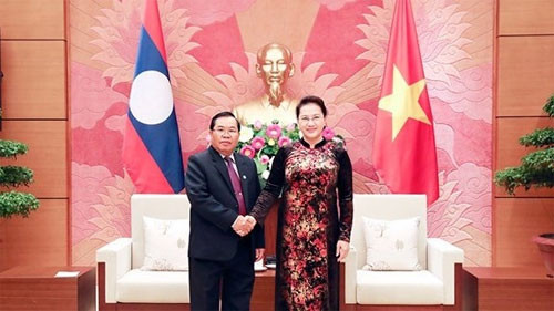 Vietnam’s top legislator hosts Lao NA Vice Chairman