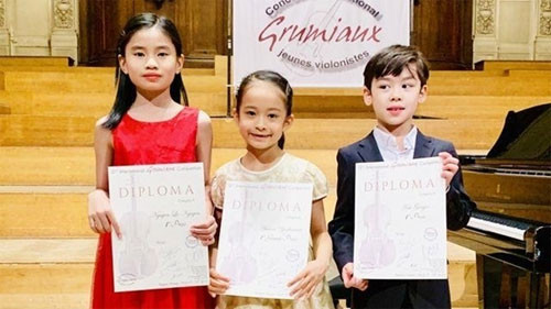 Vietnamese violin talent wins first prize at international competition
