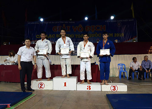 Binh Thuan brought home 4 gold medals, ranked second at National Judo Championship