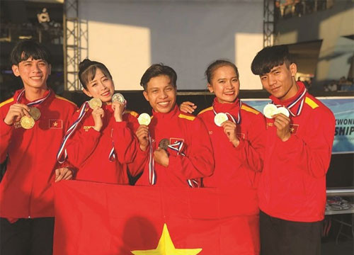 Binh Thuan’s martial artists won medals at Asean Taekwondo Championships 2019