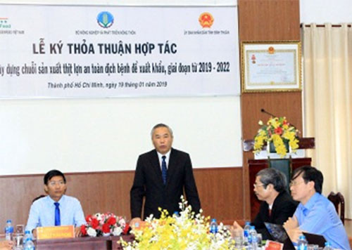 Binh Thuan agriculture sector inks safe pork production with GreedFeed