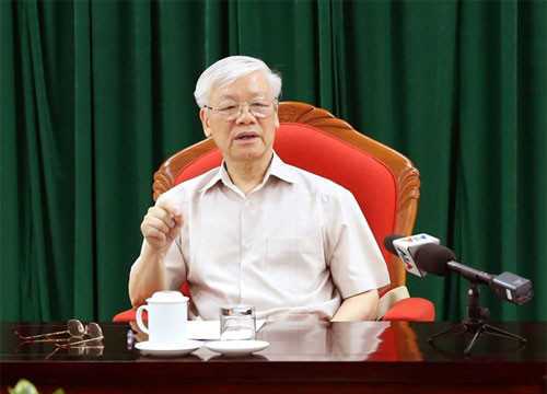 Party chief, President Nguyen Phu Trong chairs key officials’ meeting