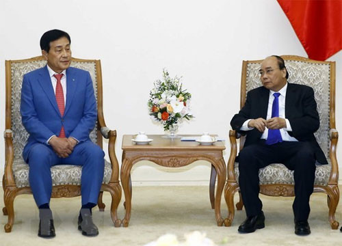 Prime Minister greets RoK financial group’s leader