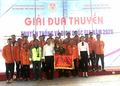 Binh Thuan ranked 2nd at the National Traditional Boat Race 2020