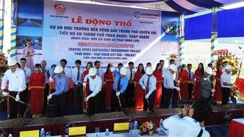Work starts on sustainable environment project in Phan Rang-Thap Cham