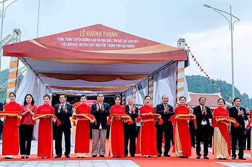 Prime Minister attends inauguration of Cao Quy pile yard conservation area