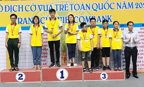 Binh Thuan wins 1 gold, 2 bronze medals at the National Youth Chess Championship 2020