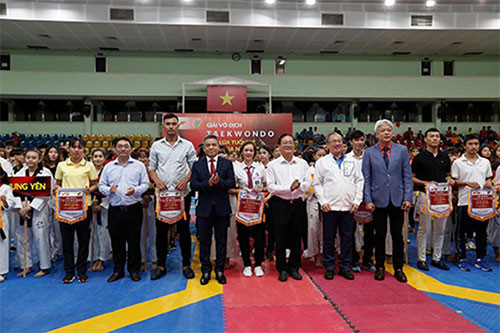Binh Thuan placed 3rd position at the National Taekwondo championship with 19 medals