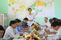 Thị sát tình hình hạn hán tại Bình Thuận, Bộ trưởng Bộ Nông nghiệp& PTNT Cao Đức Phát: