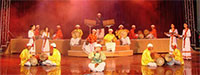 Nhà hát ca múa nhạc Biển Xanh biểu diễn nghệ thuật tại Lễ hội Đền Hùng