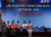 Đài PT-TH Bình Thuận đạt giải bạc tại Liên hoan Phát thanh toàn quốc lần thứ XII-2016