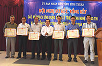 Hội nghị tổng kết tình hình thực hiện các kế hoạch ứng dụng và phát triển CNTT&TT tỉnh Bình Thuận giai đoạn 2011 – 2015