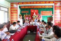 Tạp chí Cộng sản làm việc với huyện Bắc Bình và Hàm Thuận Nam 